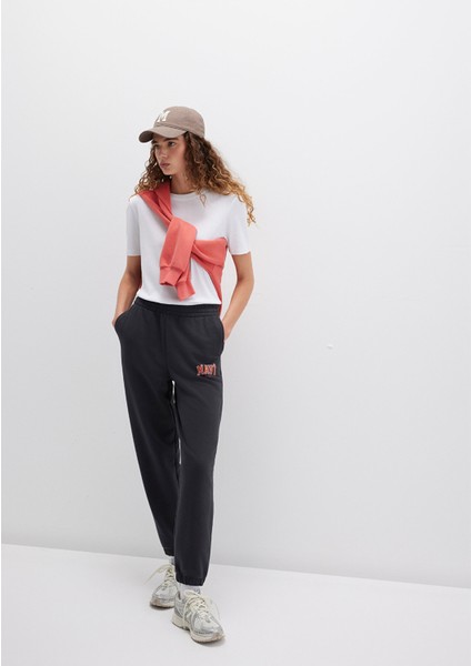 Mavi Logo Baskılı Antrasit Eşofman Altı 1010757-80106