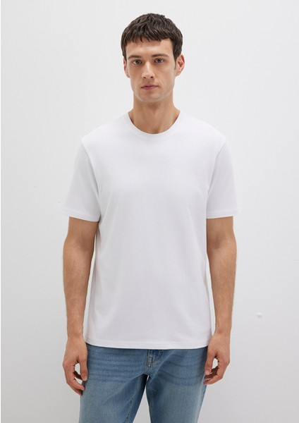 Organik Pamuk Beyaz Tişört 066483-620