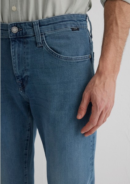 Jake Premium Blue Puslu İndigo Mavisi Jean Pantolon 0042287839
