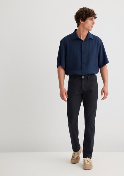 Jake Mavi Black Koyu Lacivert Gabardin Pantolon 0042288052