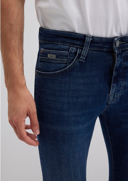Jake Premium Blue Gölgeli Koyu Mavi Jean Pantolon 0042288222