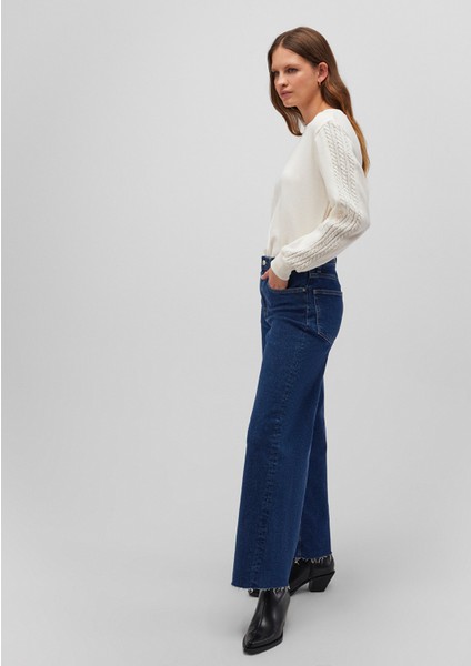 Kol Detaylı Ekru Sweatshirt 1S10292-80194