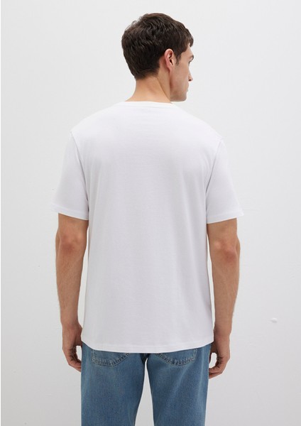 Organik Pamuk Beyaz Tişört 066483-620