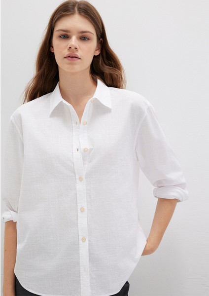 Mavi Beyaz Gömlek 1210873-620