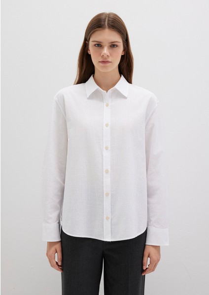 Mavi Beyaz Gömlek 1210873-620