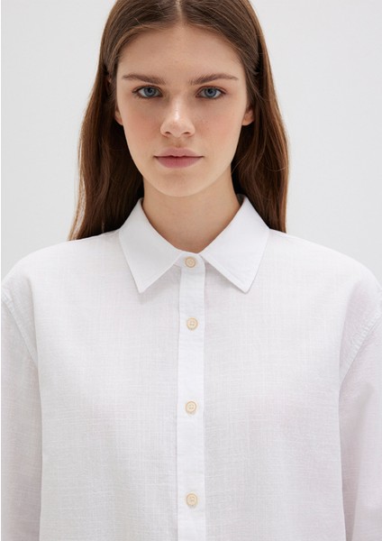 Mavi Beyaz Gömlek 1210873-620