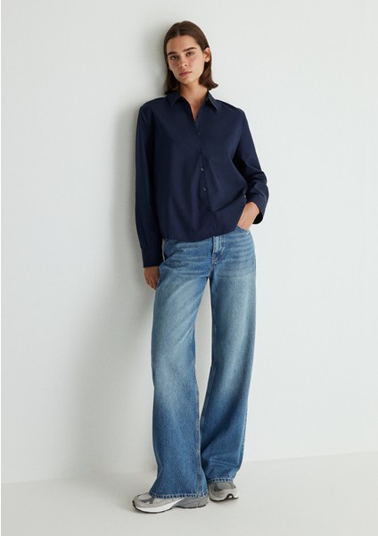 Malibu Real Blue Vintage Indigo Mavisi Jean Pantolon 1010152-87779