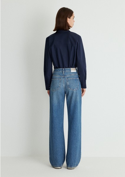 Malibu Real Blue Vintage Indigo Mavisi Jean Pantolon 1010152-87779