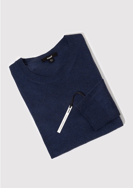 Kaşmir Karışımlı Lacivert Kazak 0710186-70497