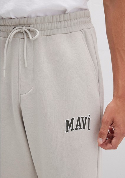 Mavi Logo Baskılı Gri Eşofman Altı 0010207-70074