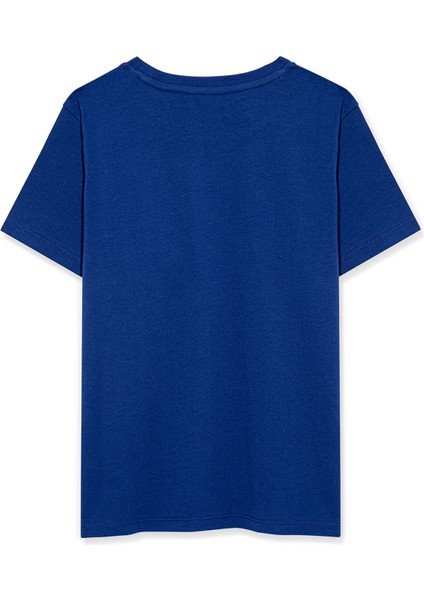 Miav Baskılı Lacivert Çocuk Tişört 6633270722