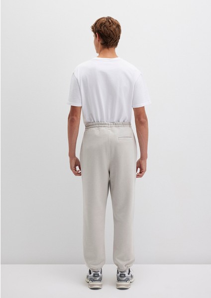 Mavi Logo Baskılı Gri Eşofman Altı 0010207-70074