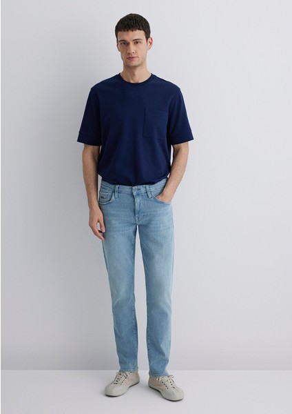 Jake Premium Blue Puslu Açık Mavi Jean Pantolon 0042287127