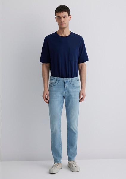 Jake Premium Blue Puslu Açık Mavi Jean Pantolon 0042287127