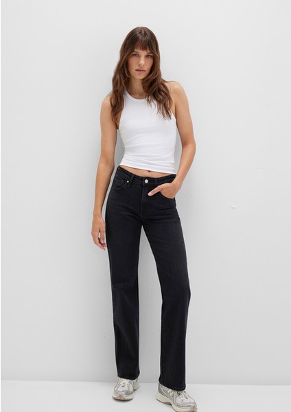 Halter Yaka Beyaz Basic Atlet 1612462-620