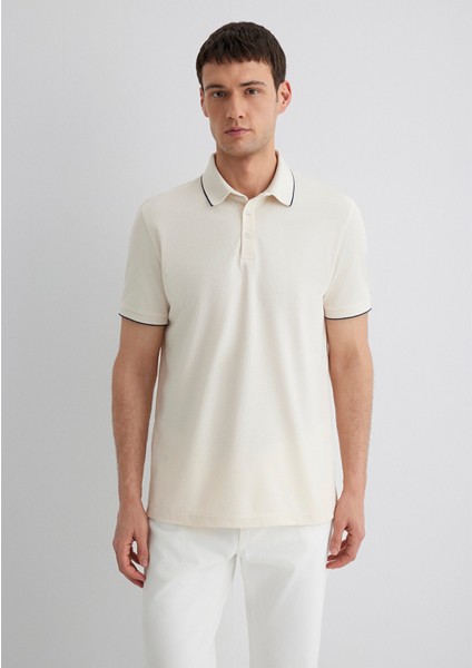 Ekru Polo Tişört 0611902-70057