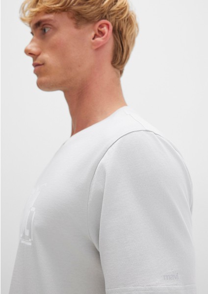 Istanbul Baskılı Gri Tişört 0611789-80618