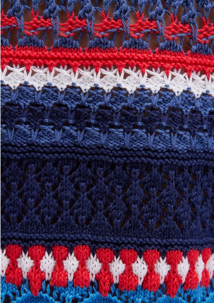 Jakarlı Lacivert Kazak 1710329-70491