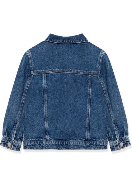 Ken 90lar Koyu Mavi Jean Ceket 6110001-86708