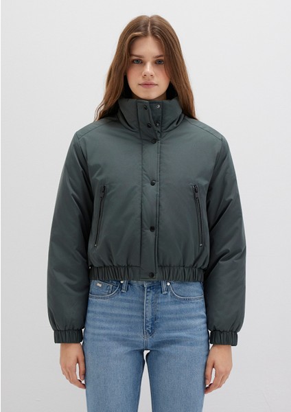 Yeşil Şişme Mont 1110269-71598