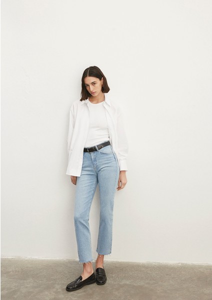 New York Classic Denim Buz Mavi Jean Pantolon 101441-86391