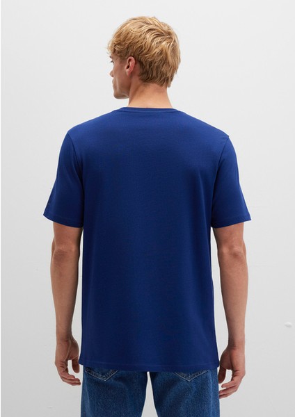 İstanbul Baskılı Mavi Tişört 0611789-70758