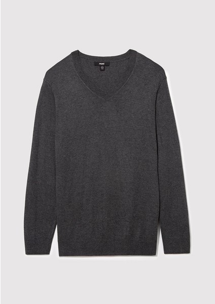 Kaşmir Karışımlı Antrasit Kazak 0710188-80023