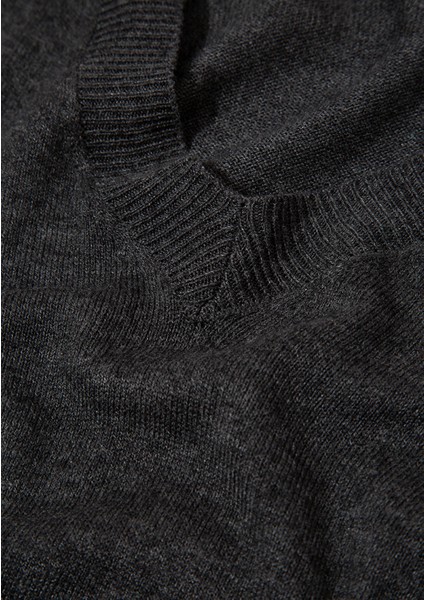 Kaşmir Karışımlı Antrasit Kazak 0710188-80023