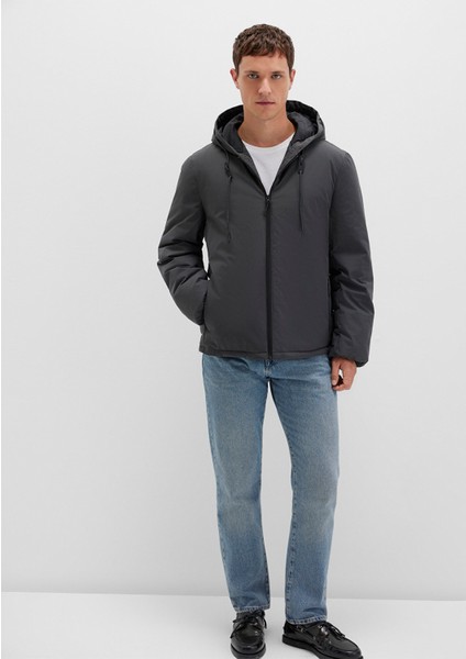 Kapüşonlu Antrasit Şişme MONT0110352-86803