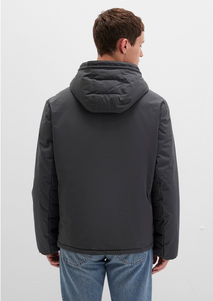 Kapüşonlu Antrasit Şişme MONT0110352-86803