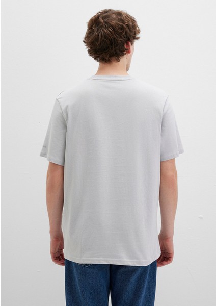 Mavi İstanbul Baskılı Gri Tişört 0612274-70075