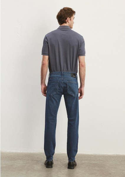 Jake Lux Black Vintage Indıgo Mavi Jean Pantolon 0042286546