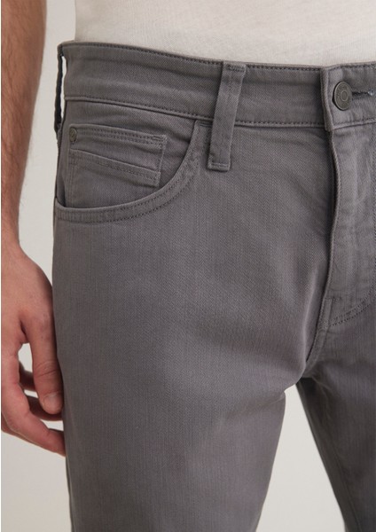 Jake Koyu Gri Comfort Gabardin Pantolon 0042286569