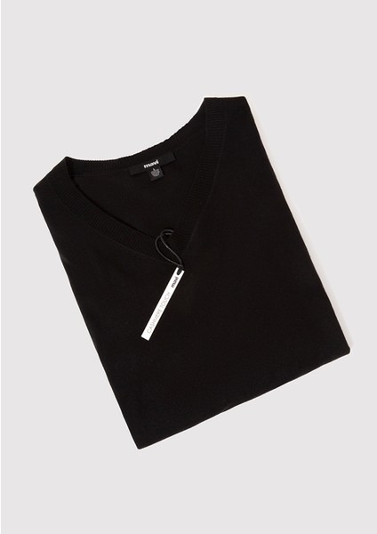 Kaşmir Karışımlı Siyah Kazak 0710188-900