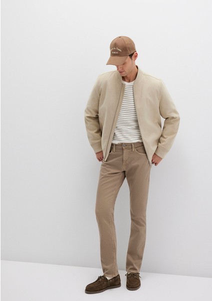 Jake Koyu Bej Comfort Gabardin Pantolon 0042286571