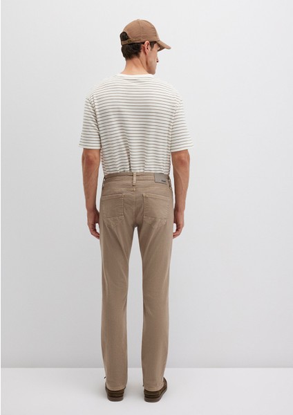 Jake Koyu Bej Comfort Gabardin Pantolon 0042286571