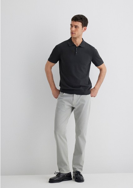 Marcus Mavi Black Açık Gri Gabardin Pantolon 0035181548