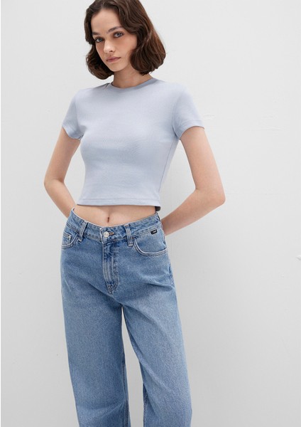 Mavi Basic Crop Tişört 1600814-85385