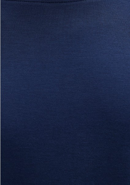 Lux Touch TENCEL TM Modal Lacivert Basic Tişört 167245-70487