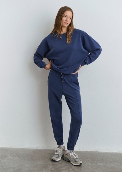 Lux Touch TENCEL TM Lacivert Modal Eşofman Altı 1600453-70491