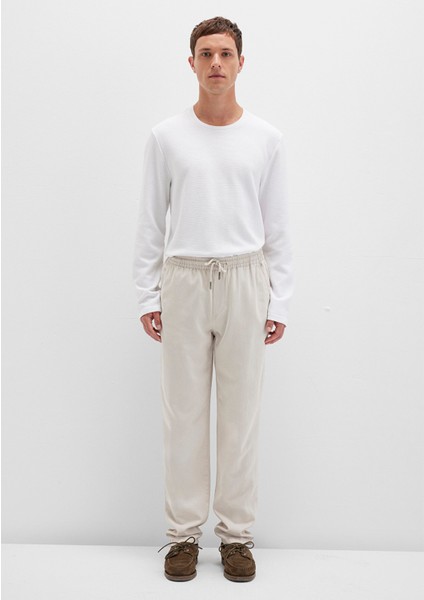 Ekru Jogger Pantolon 0010168-70144