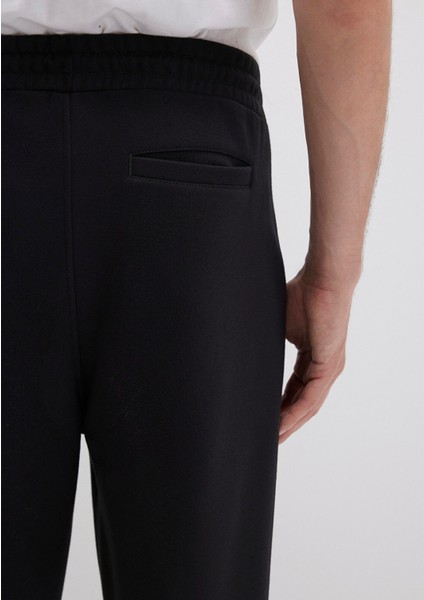 Mavi Logo Baskılı Siyah Eşofman Altı 0010207-900