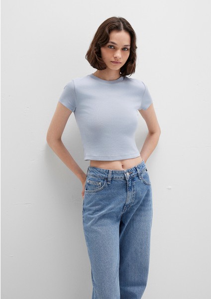 Mavi Basic Crop Tişört 1600814-85385