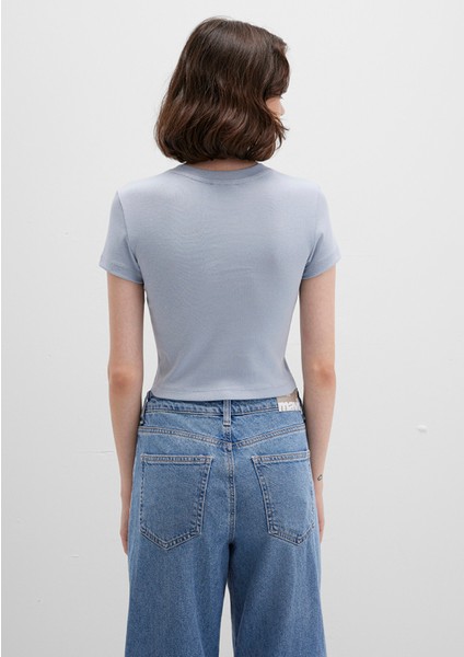 Mavi Basic Crop Tişört 1600814-85385