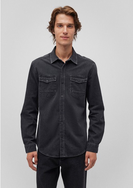 Rio Everyday Antrasit Vintage Jean Gömlek 0295785223