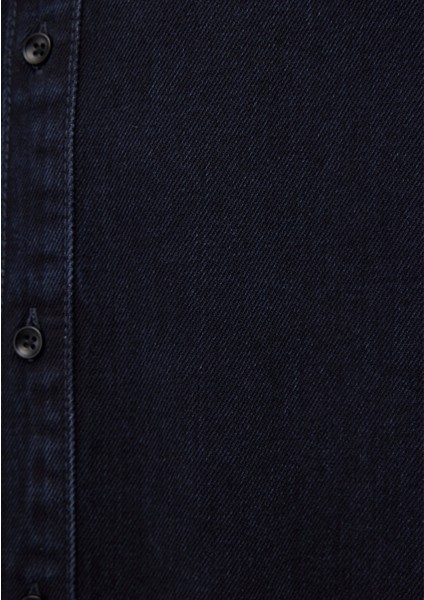 Roy Lux Black Gece Mavisi Jean Gömlek 0210496-85224