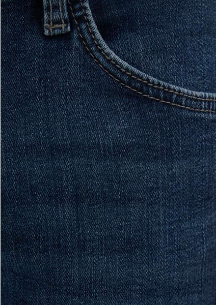 Martin Mavi Premium Puslu Koyu Mavi Jean Pantolon 0037885202