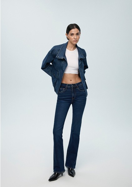 Maria Real Blue Derin Lacivert Jean Pantolon 101225-85284