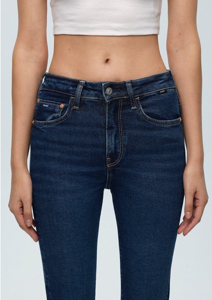 Maria Real Blue Derin Lacivert Jean Pantolon 101225-85284
