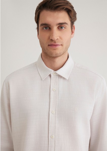 Ekru Gömlek 0210053-70004